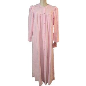 Shadowline Vintage NWT 1988 Womens Long Velour Robe/Nightgown/House Dress size S